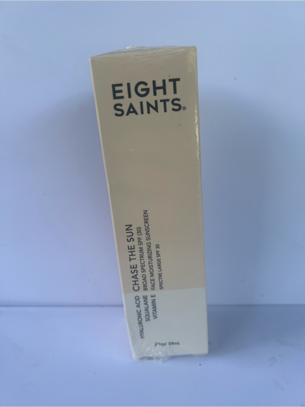 NEW Factory Sealed Eight Saints Chase the Sun SPF 30 Face Sunscreen 2 oz
